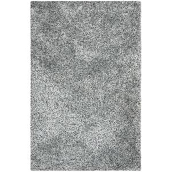 7 x 7 ft. Square Shag and Flokati Malibu Shag Silver Hand Tufted Rug, Safavieh, Mfr#: MLS431S-7SQ